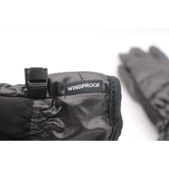 NEW Head Black Windproof Winter Gloves Sz M Fleece Line Polyester Gripper Warm - Picture 4 of 10